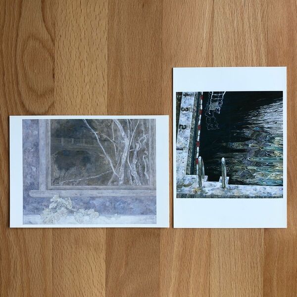 第35回春季創画展2009 ポストカード 2枚 はがき 葉書 記念 絵画 展覧会