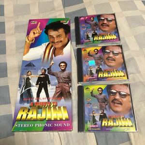  India movie [A TRIBUTE TO RAJINI]VCD3 pieces set, out boxed 