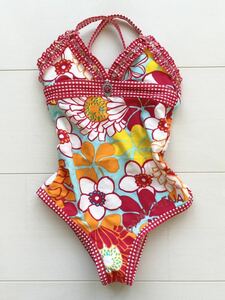  Kids swimsuit Pampolina bread poly- -na92 floral print 