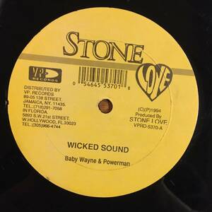 Baby Wayne & Powerman - Fodon Irie / Wicked Sound - Gal Hold Yu Man　[Stone Love]