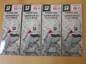 *2023 year * strong dual * Bridgestone Golf *GLG21*25cm*4 sheets * white / red * new goods *