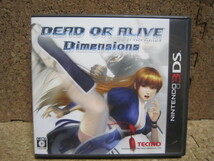 Cい407　送料無料　3DSソフト　DEAD OR ALIVE DIMENSIONS （デッド オア アライブ ディメンションズ）　4本まで同梱可_画像1