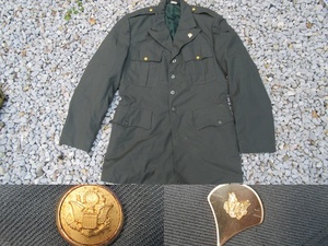 【広吉堂】軍隊　軍服　ジャケット　ミリタリー　（管理番号R53F）