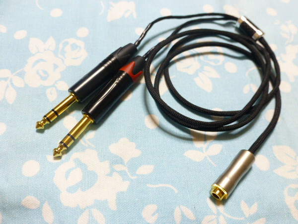 4.4mm5極 (メス) → MYTEK iFi Audio Pro iCAN 6.3mm×2 変換ケーブル MOGAMI 2944 100cm スプリッター (TEAC UD-503 505 ADI-2 Pro 変更可