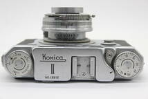 【返品保証】 コニカ KONICA II 24×36 Hexanon 50mm F2.8 レンジファインダー カメラ C4208_画像6