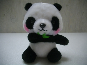 wa hoe ..... baby ball chain mascot soft toy ... chair ...*. keep type Panda ...