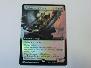 MTG 美品 【怒りの大天使（拡張アートFOIL）】 （レア） 団結のドミナリア DMU 英 5枚迄