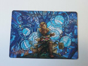 MTG 美品 【ウェザーライトの重鎮、ラフ（76/81）】 （箔押しサイン入りアートカード） 団結のドミナリア DMU 日 1枚迄