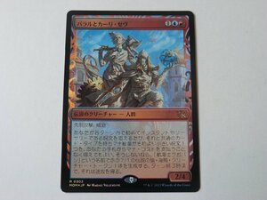 MTG 美品 【バラルとカーリ・ゼヴ（ショーケースFOIL）】 （レア） 機械兵団の進軍 MOM 日 1枚迄