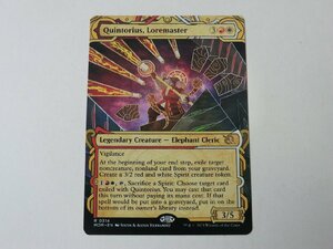 MTG 美品 【伝承師、クイントリウス（ショーケース）】 （レア） 機械兵団の進軍 MOM 英 1枚迄