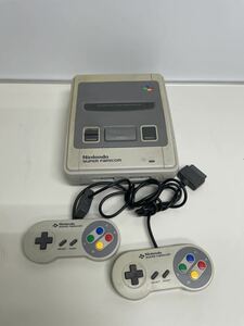 Nintendo 任天堂 SHVC-001 スーパーファミコン SFC 本体 コントローラー ニンテンドー スーファミ 中古 動作未確認 ジャンク