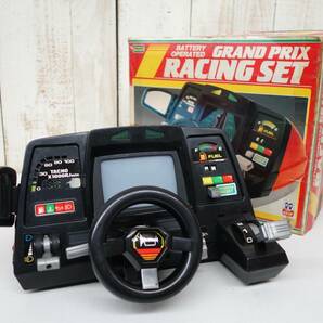 レトロコレクション 当時物 ＊PLAYWELL  ＊GRANDPRIX RACING SET グランプリレーシングセット ＊BATTERY OPERATED 単一乾電池4本 の画像1