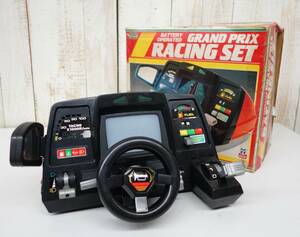 レトロコレクション　当時物 ＊PLAYWELL　 ＊GRANDPRIX　RACING SET グランプリレーシングセット ＊BATTERY　OPERATED 単一乾電池4本　