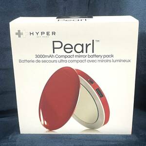  prompt decision new goods Pearl pearl red compact mirror USB mobile battery 