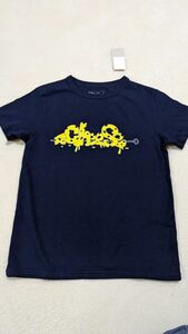 新品未使用/ロゴス LOGOS Tシャツ T-A CHEESE BA ネイビー /生地が柔らくてしっかりしてますね！