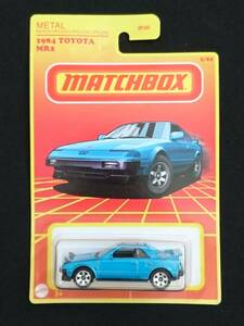 ★マッチボックス★ Target限定 1984 TOYOTA MR2 青メタ 左ハンドル ライトアップ トヨタ 1984 AW11 AW ターゲット 2022 (送料220円~)