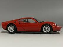 Bang 1/43 Ferrari Dino 246 GT LM Racing 1972 Red ◆ Predecessor - Dino 206 GT, Successor - Dino 308 GT4 2+2 ◆ ディノ バング 7285_画像7