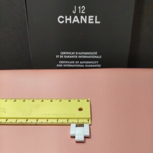 CHANEL J12 ベルト サイズ 調整 駒 セラミック 白 ベルト 1.5 コマ WH シャネル 純正品 17mm 正規品 未使用 メンズ 付属品 H2180 ②