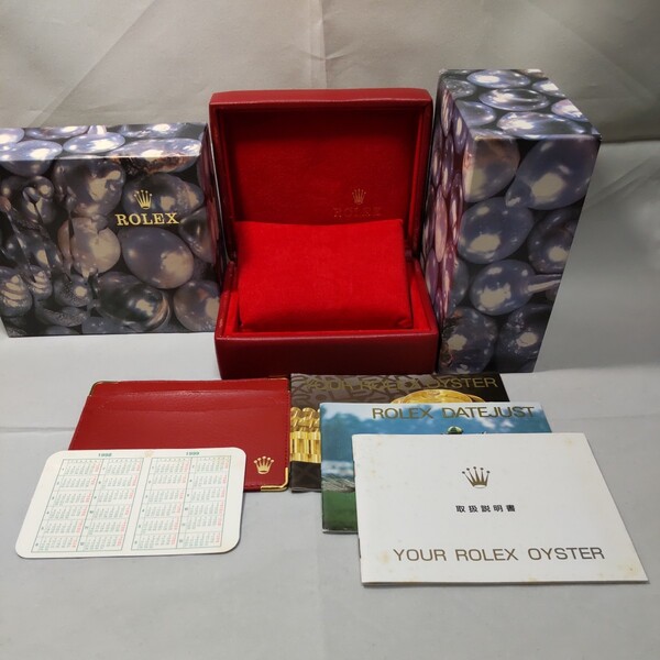 ROLEX ロレックス 69173 G diamond 付属品 DATEJUST デイトジャスト 冊子 × 3 取説 1998/1999 年 カレンダー 取扱説明書 送料込み