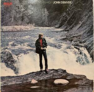 レコード　LP ジョン・デンバー(JOHN DENVER) ロッキー・マウンテン・ハイ(1972年・カントリー)