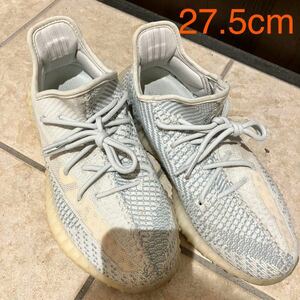 アディダス イージーブースト 350 V2 クラウド ホワイト 27.5 cm ADIDAS YEEZY BOOST CLOUD WHITE 白 青 ブルー クリーム adidas