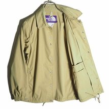 K9151f54 ▼THE NORTH FACE ノースフェイス パープルレーベル▼　NP2503N 65/35 Coaches Jacket コーチジャケット ベージュ WM 春～秋_画像4