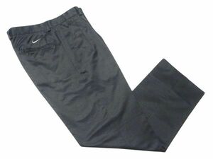 ★ナイキゴルフ★ツータックゴルフパンツ32/M82cm黒NIKE GOLFブラックメンズスラックスズボンショーツ