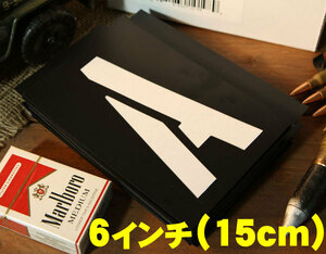 ステンシル 型紙 文字 タテ 6インチ ◆ HANSON社 プラスチック製 シート 軍用文字 ガレージ雑貨 所さん USA