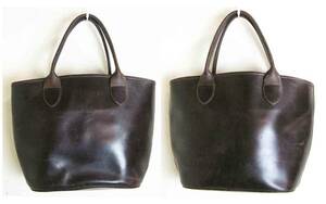 #LONGCHAMP[ Long Champ ] tea leather tote bag #