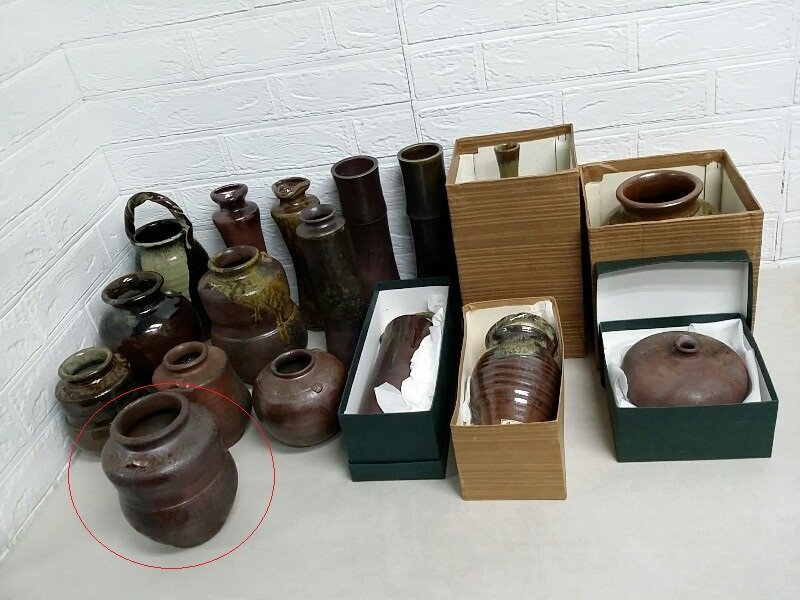 驚きの安さ 龍頭の壺 丹波焼き 18金 - ehrenamt-pankow.berlin