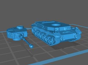 1/144レジンキット　未塗装 WWⅡ ドイツ軍　VK3001(P) 試作30t級戦車　Aワールドタンクミュージアム【同梱可能】230415