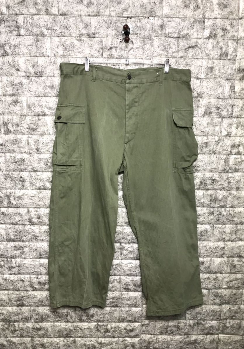 美品 希少 40s US.ARMY M-43 HBT 40R ヘリンボーン 新作を海外