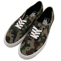 格安VANSバンズAuthentic オーセンティックCAMO柄カモオリーブ 26.0cm 新品未使用_画像2