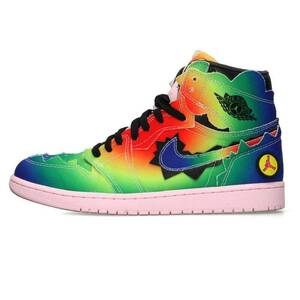 ナイキ NIKE ジェイバルビン AIR JORDAN 1 RETRO HIGH OG RAINBOW DC3481-900 28cm エアジョーダンワンハイスニーカー 中古 OM10