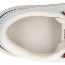 ランバン LANVIN FM-SKIK01-CANV-E22 サイズ:40 レースアップローカットスニーカー 中古 SB01_画像3