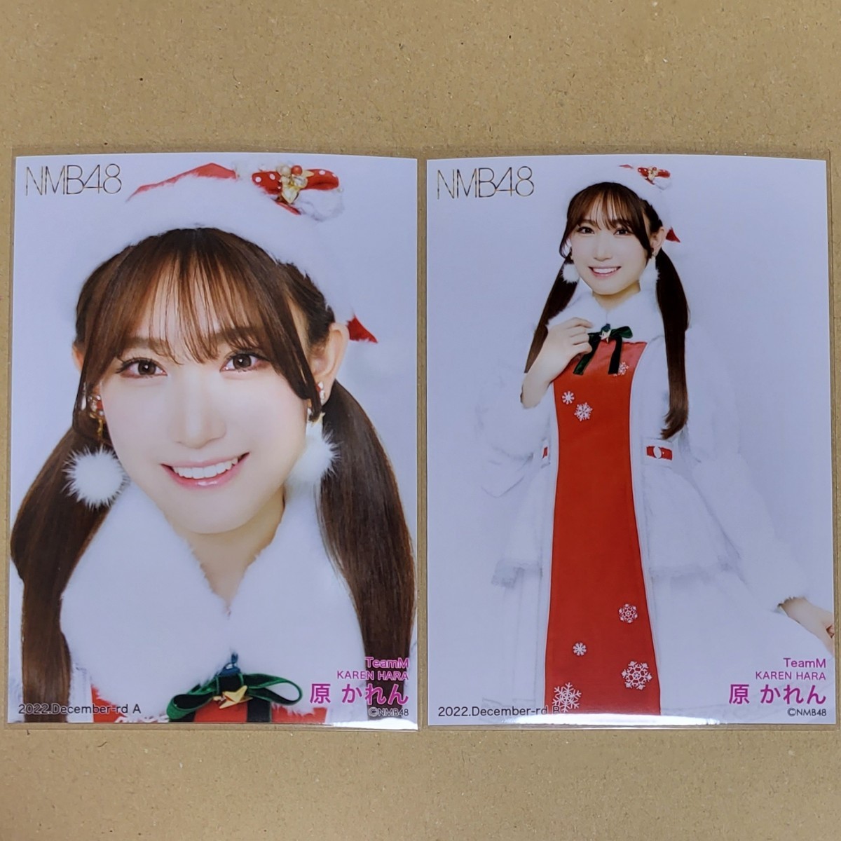カラフルセット 3個 NMB48 原かれん 生写真 缶バッジなどのグッズ