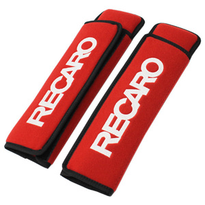 [ regular agency ] RECARO / Recaro belt cover velour cloth 2 piece entering accessory # seat belt cover velour red 