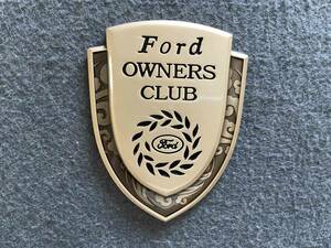 フォード FORD メタルカーエンブレム 車用デカール 飾り 金属ステッカー シール バッジ ドレスアップ 1個 ゴールド 41番