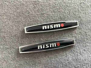 日産 nismo 車用デカール カーステッカー プレート エンブレム フェンダーバッジ シール 傷を隠す 2枚セット　121番