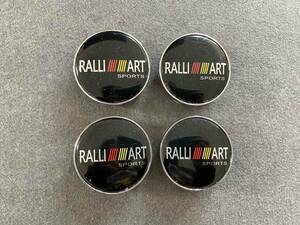 三菱 RALLI ART ホイールキャップ ホイール ハブキャップ センター キャップ保護 防塵 4個セット 外径60mm T143番