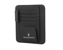 マセラティ Maserati車用 サンバイザーポケット サンバイザーケース 収納ホルダー スマホ サングラス カード 小物入れ メガネ収納 ブラック_画像4