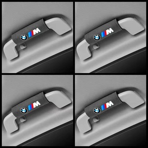 BMW ///M ルーフハンドル保護カバー 車グリップカバー ルーフハンドル装飾 取っ手カバー キズ防止 4個セット グレー