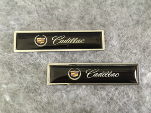 キャデラック Cadillac 車用デカール カーステッカー プレート エンブレム フェンダーバッジ シール 傷を隠す 2枚セット　25番