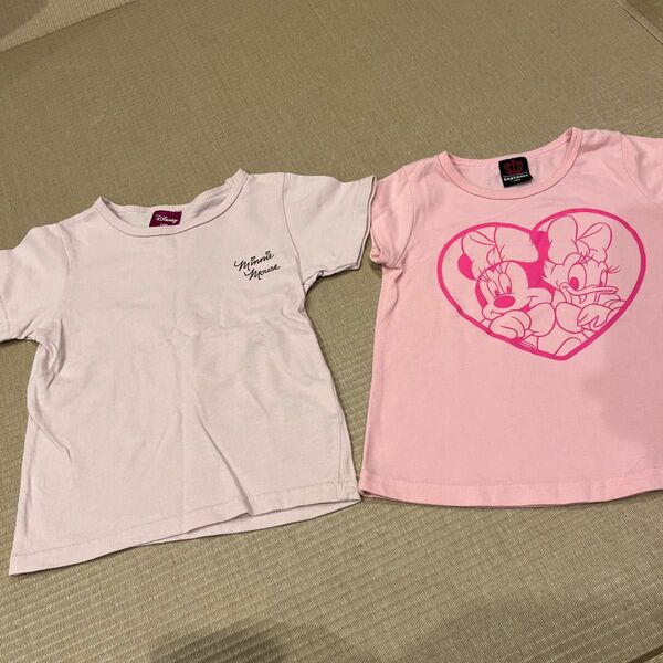 ディズニー ミニーマウス 半袖Tシャツ 2枚セット