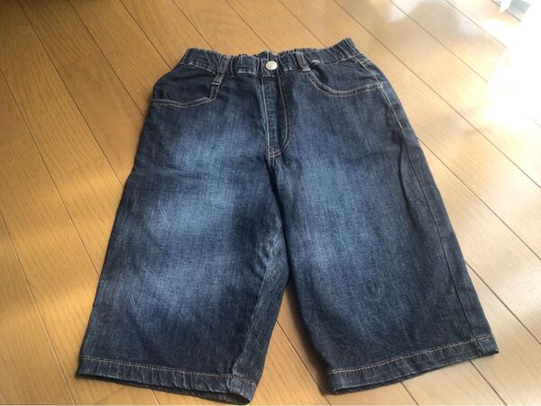 デニムハーフパンツ 140