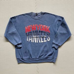 80's 90's JERZEES SUPER SWEATS USA製 MLB ニューヨークヤンキース スウェット トレーナー XL