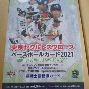 東京ヤクルト スワローズ2021 未開封BOX 村上宗隆 WBC 山田哲人 BBM 青木宣親 マクガフ 奥川恭伸 オスナ 高橋奎二 ライアン小川 オマケ塩見