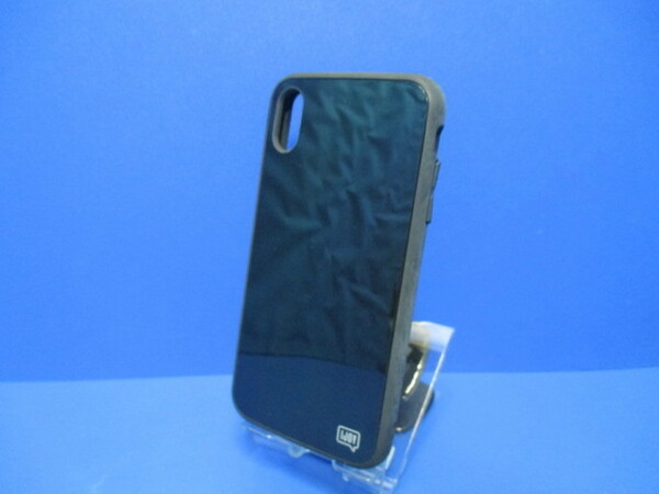 送料無料●iPhoneXS Max (6.5インチ) ケース／カバー ブラック■外側の硬い素材と内側の柔らかい素材を組み合わせた耐久力！！