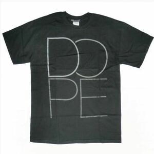 Dope Couture ドープ ドープクチュール wire logo Tシャツ グレー 黒 S 新品未使用 送料込み