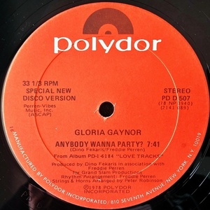 【Disco 12】Gloria Gaynor / Anybody Wanna Party?